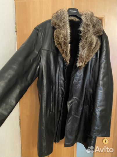 Куртка кожаная
