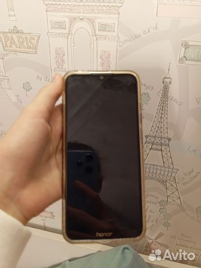 Чехол на телефон Хонор 8А,с кармашком для карты