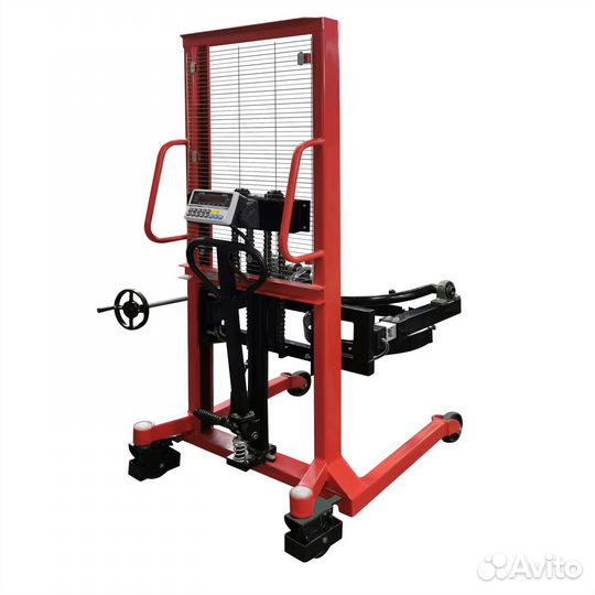 Гидравлический штабелер-кантователь бочек с весам