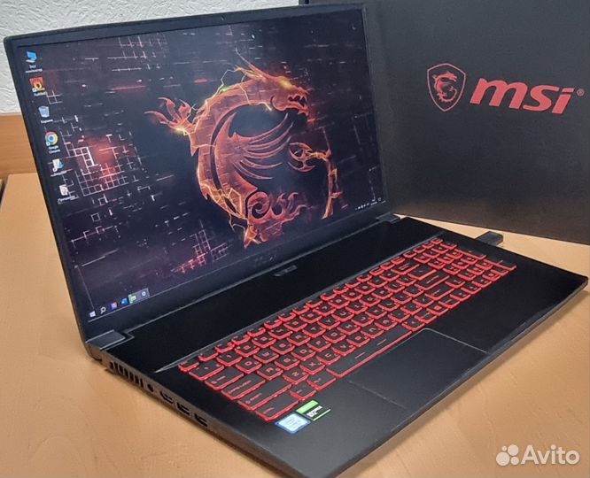 17.3 MSI i5 9300H GTX1650ti с документами