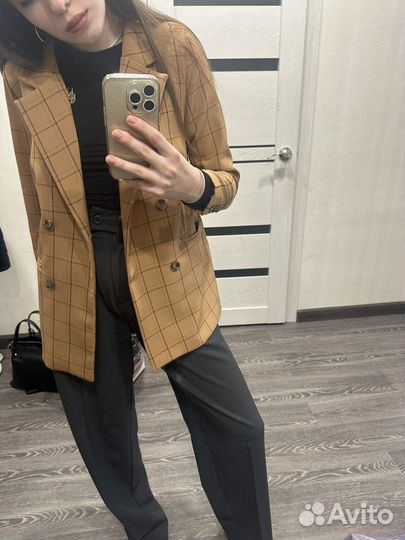 Пиджак в клетку