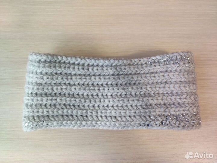 Новая вязаная повязка на голову