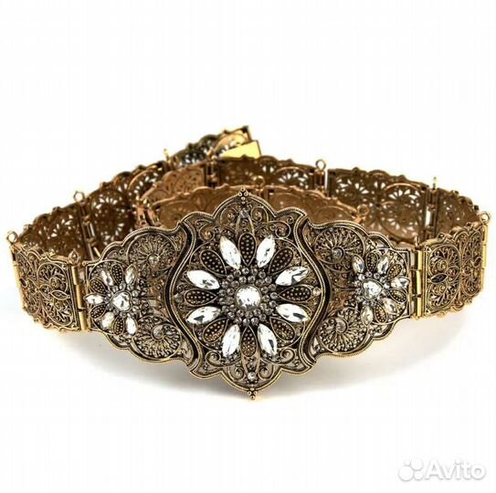 Пояс металлический (пряжка) для свадьбы