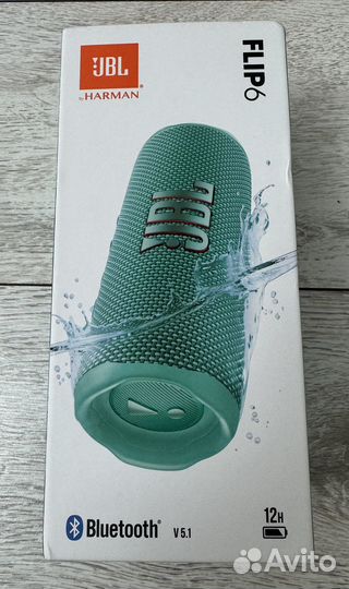 Колонка портативная JBL Flip 6 Новая с пломбами
