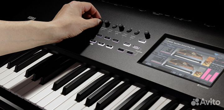 Новая рабочая станция Korg nautilus-73 EU, черная