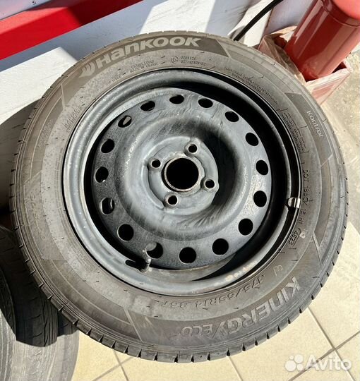 Колеса в сборе r14 летние 4х100 hankook