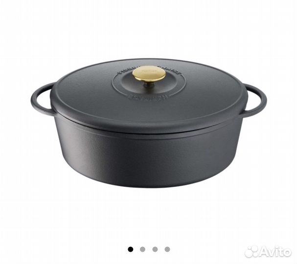 Кастрюля чугунная tefal 7.2л