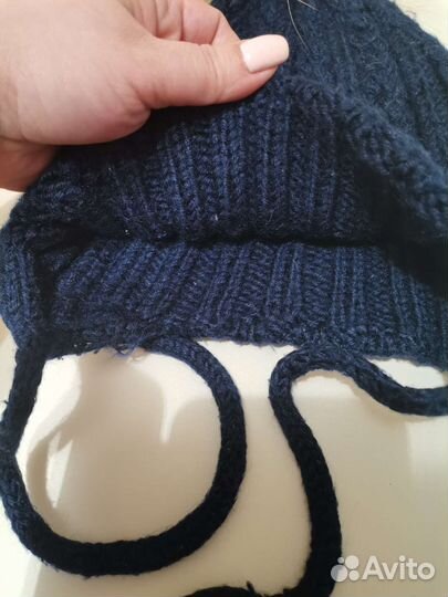 Шапка манишка варежки