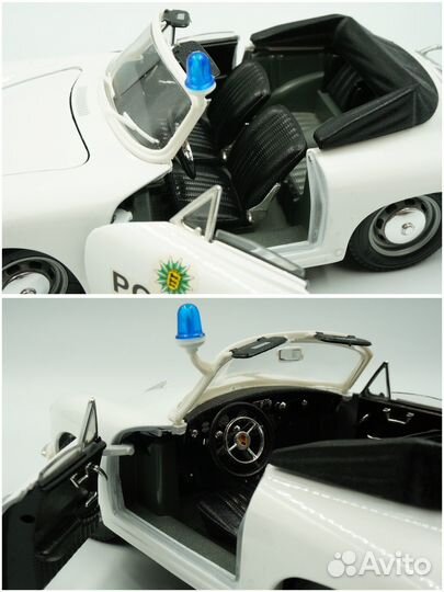 Bburago 1:18 Porsche 356 polizei