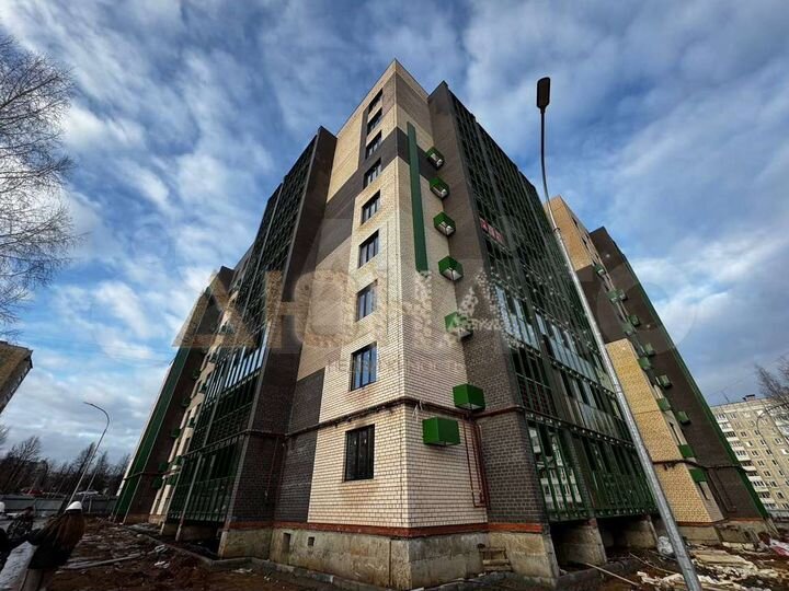 2-к. квартира, 61,2 м², 4/9 эт.