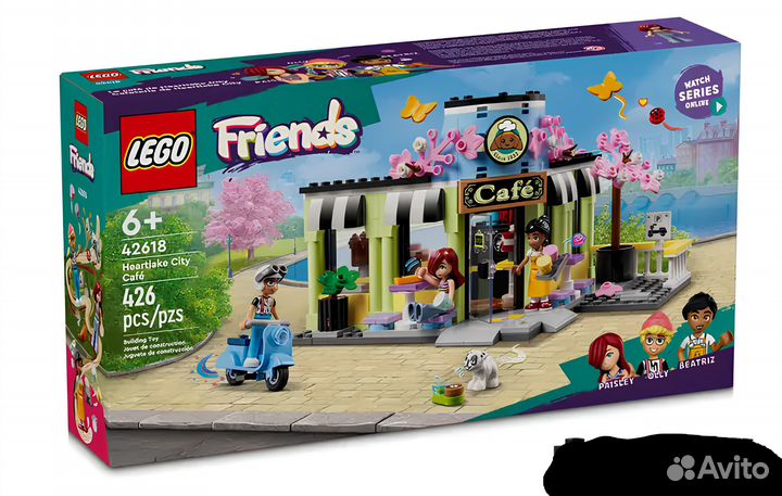 Конструктор lego Friends 42618 Кафе в Хартлейк-Си