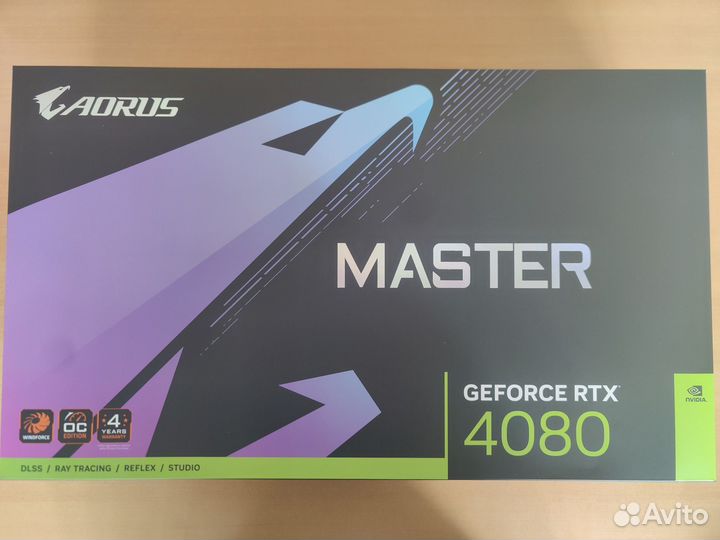 Видеокарта Gigabyte RTX 4080 16 гб GV-N4080aorus