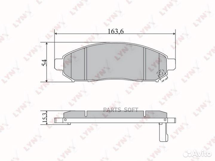 Lynxauto BD-5731 BD-5731 Колодки тормозные lynxaut