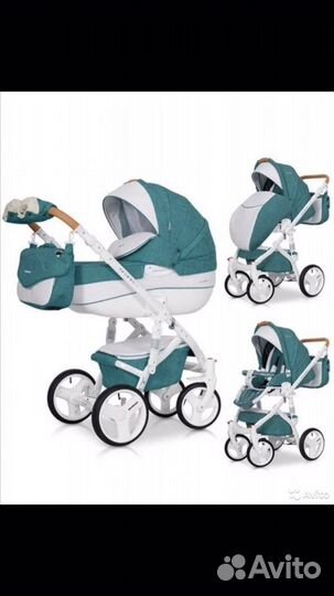 Коляска riko bruno luxe 2 в 1