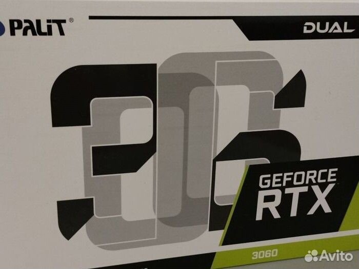 Новая Не распакованая rtx 3060 12 гб Palit