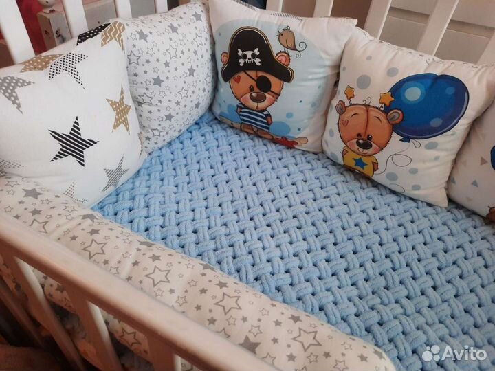 Бортики в детскую кроватку