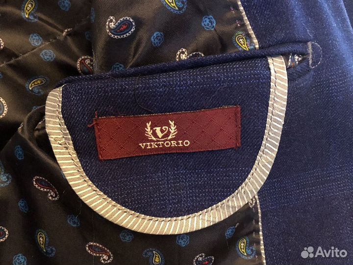 Пиджак школьный синий