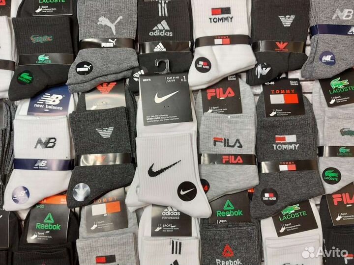 Носки Nike Adidas Puma Reebok