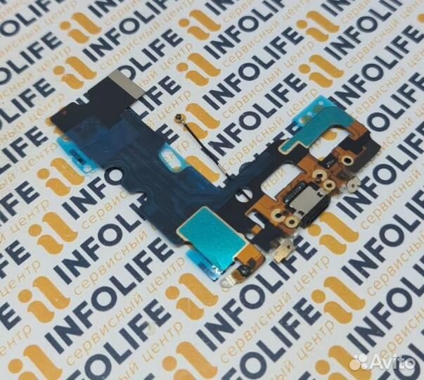 Шлейф iPhone 7 на системный разъем/микрофон