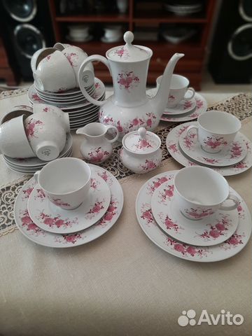 Чайный сервиз 12 персон Германия фарфор