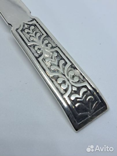 Ложка для сахара Таллин, серебро 875 (21K)