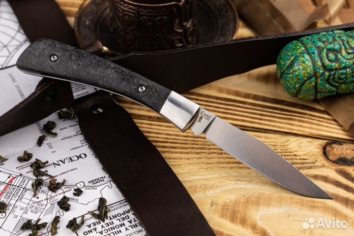 Складной нож gent D2 carbon