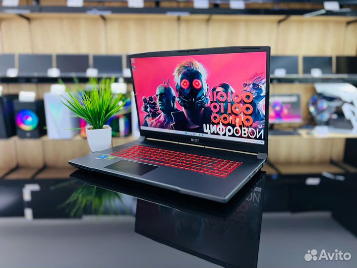 Игровой ноутбук MSI 17/Intel i5-11260H/RTX 2050