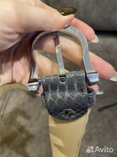 Кожаный ремень женский