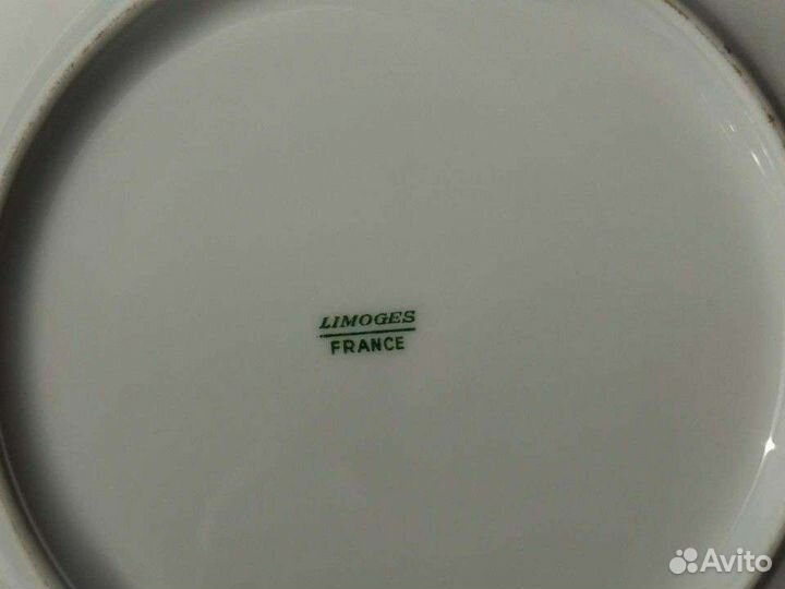 Коллекционная тарелка Глухарь Лимож Франция