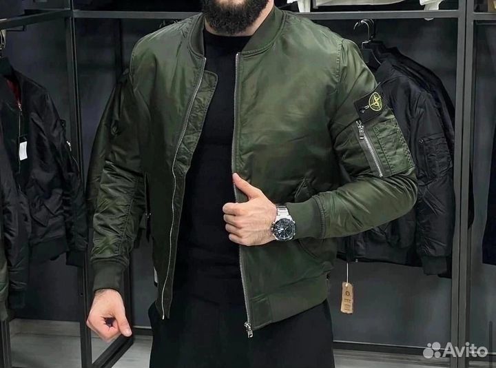 Бомбер stone island