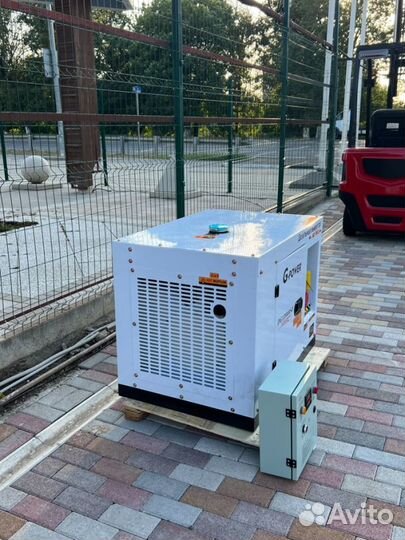 Дизельный генератор 12 кВт G-power трехфазный с по