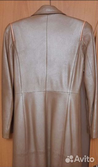 Кожаное пальто