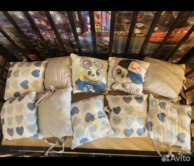 Бортики в детскую кроватку