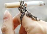 Кольцо-держатель для сигарет, дракон