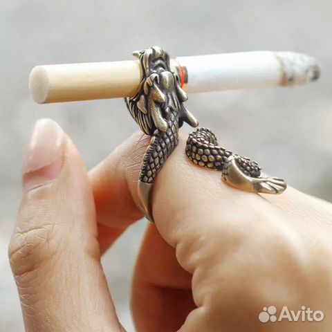 Кольцо-держатель для сигарет, дракон объявление продам