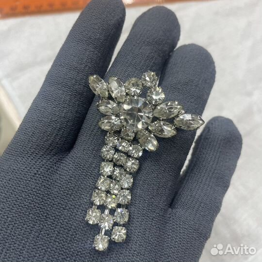 Брошь с камнями СССР (Сзр)