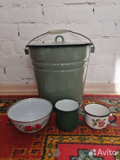 Эмалированная посуда СССР