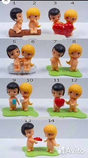 Love is, Винни, Калимеро, Ино, игрушки из киндеров