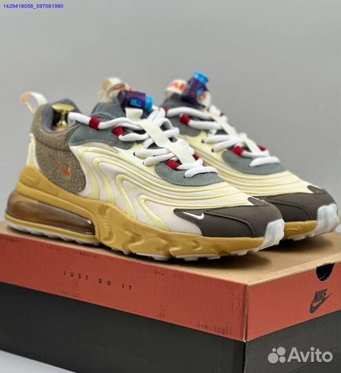 Кроссовки Nike Air Max 270 React Travis Scott (Арт.30103)