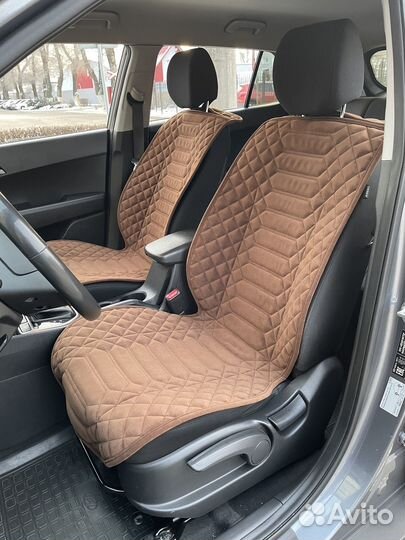 Накидки на сиденья Анаконда коричневые