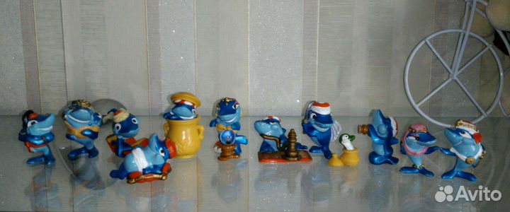 Игрушки Kinder Дракончики, Пингвины, Бегемотики