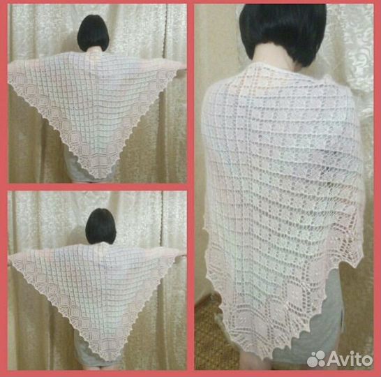 Шаль ручная работа