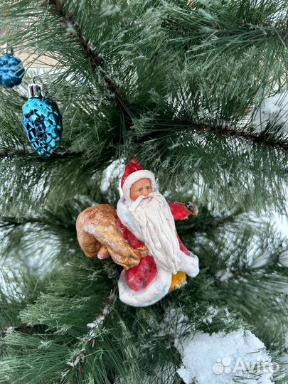 Ватные игрушки на елку