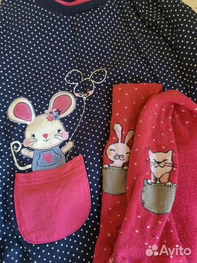 Большой пакет вещей на девочку 94-98