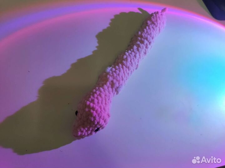 Вязанная змейка/Knitted snake/serpiente tejida