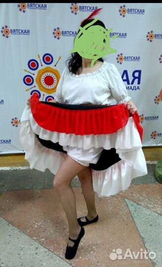 Костюм для танца кан-кан