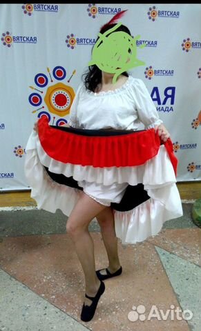 Костюм для танца кан-кан