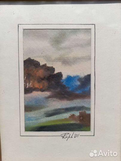 Картина акварель