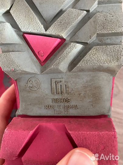 Сапоги зимние демизезоные nordman, 33