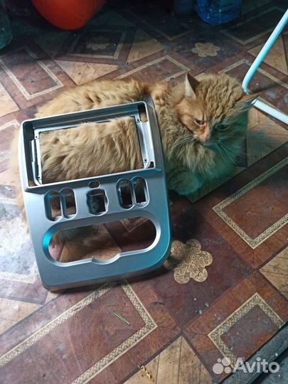 Рамка для 2 din магнитолы renault logan 2